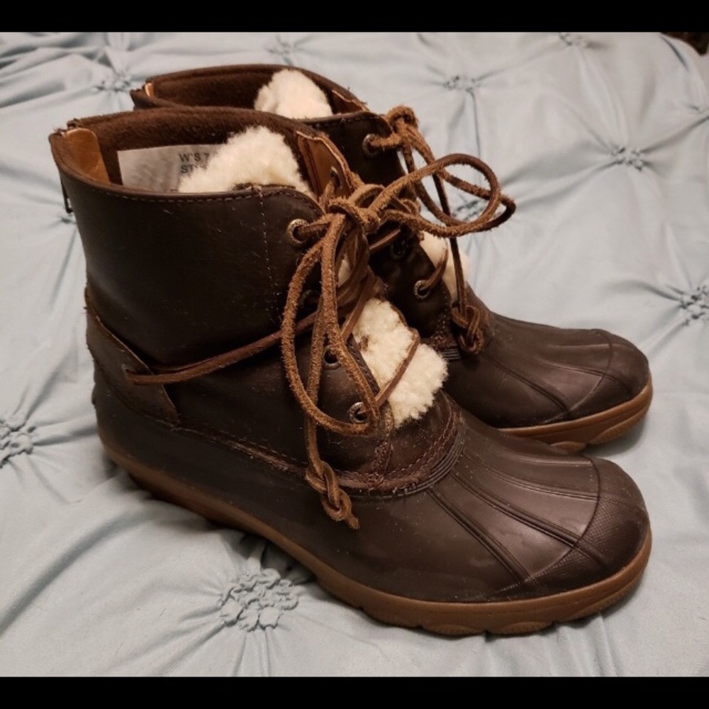 SPERRY Wedge Heel Winter Boots